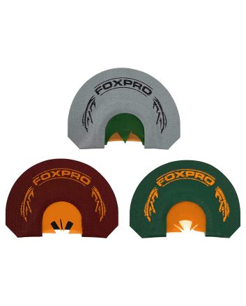 Foxpro CSBRDTKRCOMBO Beardtaker Combo Diaphragm Call Attracts Turkey Gray/Green/Red 3 Pack