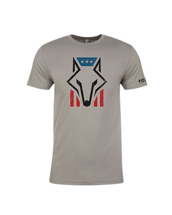 Foxpro FHFGM Foxhead Flag Gray Cotton/Polyester Short Sleeve Medium