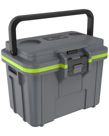 PELICAN 8Q-1-DKGRYEGRN 8QT ELITE COOLER GRY/GRN