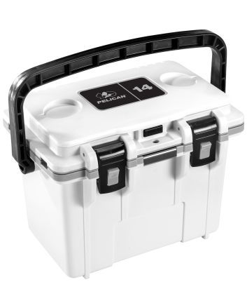 PELICAN 14Q-1-WHTGRY 14QT ELITE COOLER WHT/GRY