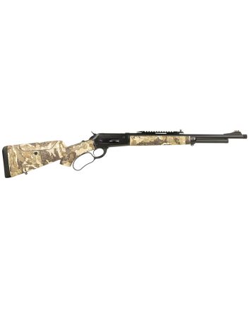 Taylors &amp; Company 210317 1886 Journey 45-70 Gov 5+1 19" Threaded, Black Cerakote Barrel/Rec, Camo Furniture, Adj. Cheekrest Stock, Fiber Optic Sight with Optic Mount, Scope Mount