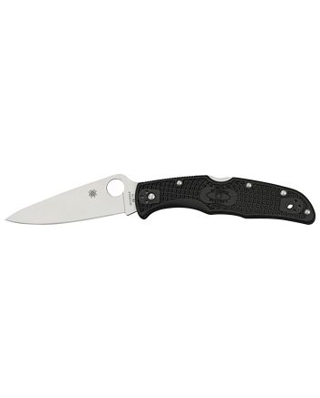 Spyderco C10FPBK Endura 4 Lightweight 3.75" Folding Plain Satin VG-10 SS Blade/Purple Bi-Directional Texturing FRN Handle Includes Pocket Clip