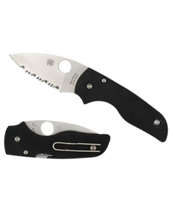 Spyderco C230GP Lil' Native2.42" Folding Plain Satin CPM S30V SS Blade/Black Textured G10 Handle Includes Pocket Clip