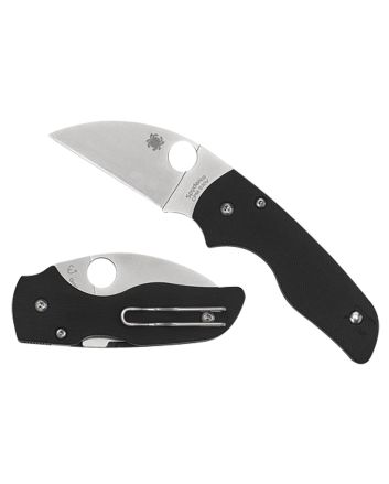 Spyderco C230GPWC Lil' Native2.44" Folding Wharncliffe Plain CPM S30V SS Blade/Black Textured G10 Handle Includes Pocket Clip