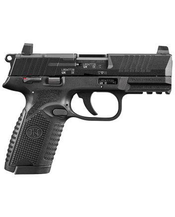 FN 66101013 502 MRD Full Size 22 LR 10+1 4" Black Target Crown Steel Barrel/Black PVD Optic Ready/Serrated Slide/Black Polymer Frame w/Accessory Rail/Black Textured Polymer Grips Ambidextrous
