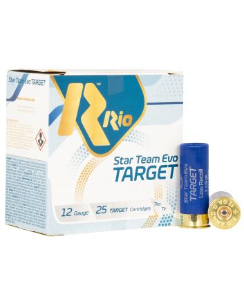 Rio Ammunition STT32LR75 Team Target12Gauge 2.75" 1 1/8oz 7.5Shot 25 Per Box/10 Case