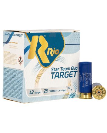 Rio Ammunition STT32LR8 Team Target12Gauge 2.75" 1 1/8oz 8Shot 25 Per Box/10 Case