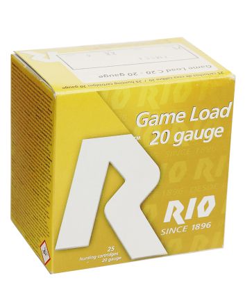Rio Ammunition RC20MGN6 Game Load20Gauge 3" 1 1/4oz 6Shot 25 Per Box/10 Case