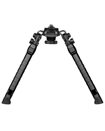 FAB Defense FXSPIKEMB Spike Tactical Bipod 7.09"- 9.88" Adj., Rotating &amp; Tilting, Rubber Feet, Includes Leg Extensions, M-LOK Rail Compatible Black Polymer &amp; Aluminum