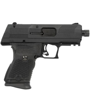 Hi-Point YC9 YC99mm Luger 10+1 4.12" Black Steel Threaded Barrel, Black YC9 Styled/Serrated Slide, Black Polymer Frame w/Picatinny Rail, Black Plastic Grips