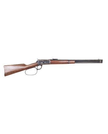 Cimarron AS067 1892 Cogburn Carbine 45 Colt (Long Colt) 10+1 20" Blued Round Barrel, Color Case Hardened Stainless Steel Receiver, Walnut Fixed Stock, Right Hand