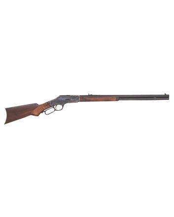Cimarron CA277 1873 Deluxe Full Size 45 Colt (Long Colt) 12+1 24" Blued Octagon Barrel, Color Case Hardened Stainless Steel Receiver, Fixed w/Pistol Grip Walnut Stock, Right Hand