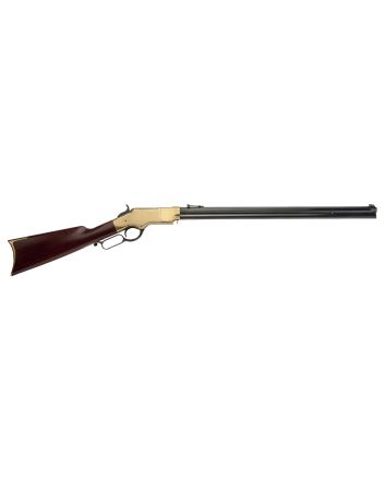 Cimarron CA288 1860 Henry Civilian 45 Colt (Long Colt) 12+1 24" Blued Octagon Barrel, Brass Stainless Steel Receiver, Walnut Fixed Stock, Right Hand