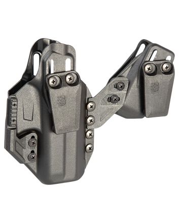 Blackhawk 416101BK Stache Premium Holster Kit IWB Black Polymer Belt Clip Compatible w/Glock 26 Ambidextrous