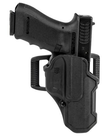 Blackhawk 410704BKR T-Series L2C OWB Black Polymer Belt Loop Fits Beretta M9/92FS/92X/92A1/M9A1/M9A3/M9A4 Right Hand