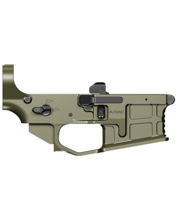 Radian Weapons R0391 A-DAC 15 Lower Receiver OD Green, Fully Ambi Controls, Talon 45/90 Safety, Ext. Bolt Catch, Left-Side Mag Release, Right-Side Bolt Release, Enhanced Takedown Pins