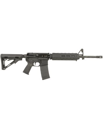 Aero Precision APCR640435 AR155.56x45mm NATO 30+1 16" Mid-Length Barrel, Black, Magpul Furniture, Drop-In Handguard, CTR Stock, MOE Grip, A2 Front Sight