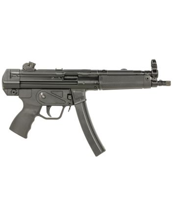 Century Arms HG6034ALN AP5 CORE 9mm Luger 30+1 8.90" Threaded Barrel, Black, Stamped Metal Rec, Fixed Front/Drum Rear Sights, Includes Sling (1 Mag)