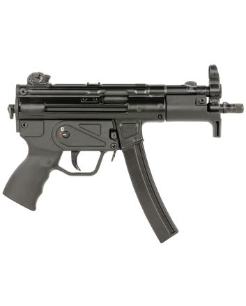 Century Arms HG6035ALN AP5 P CORE 9mm Luger 30+1 5.75" Threaded Barrel, Black, Stamped Metal Rec, Fixed Front/Drum Rear Sights, Includes Sling (1 Mag)
