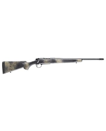 Bergara Rifles B14LM5113 B-14 Wilderness Ridge 7mm PRC 3+1 22" Threaded, Sniper Gray Cerakote Barrel/Rec, SoftTouch Woodland Camo Synthetic Stock, Omni Muzzle Brake