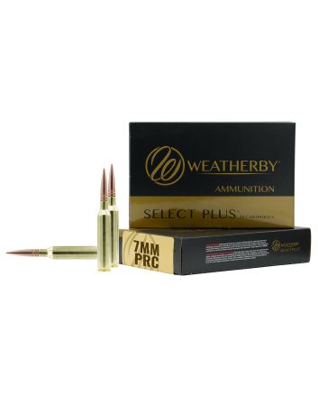 Weatherby F7PRC150SCO Select Plus7mmPRC 150gr Swift Scirocco 20 Per Box/10 Case
