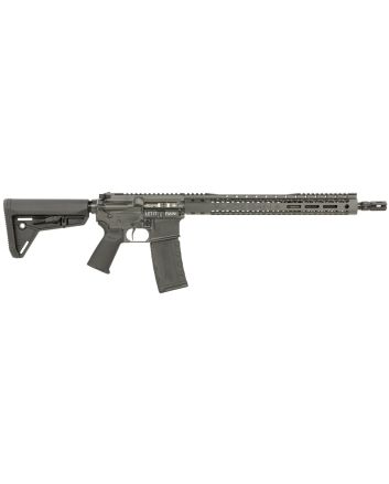 Black Rain Ordnance BROSSPSMK Spec 15+ SSP 5.56x45mm NATO 30+1 16", Smoke, 15" Slim M-LOK, Magpul Grip/Carbine Stock