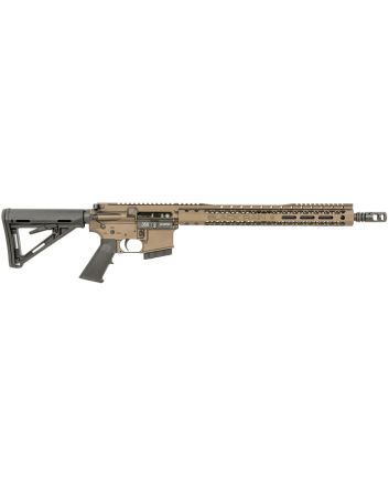 Black Rain Ordnance BROCARNIVORE350LMB Carnivore350 Legend 20+1 16", Midnight Bronze Cerakote, 15" Slim M-LOK Handguard, Black Magpul Carbine Stock &amp; A2 Grip, Tank Muzzle Brake