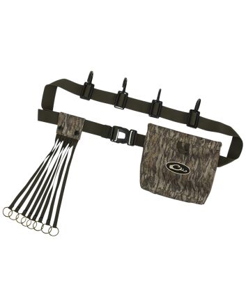 Drake Waterfowl DA2200006 Ultimate Timber StrapMossy Oak Bottomland 72" Adj. Strap 4 Hooks/8 Slip Ring Game Straps Shell Pouch