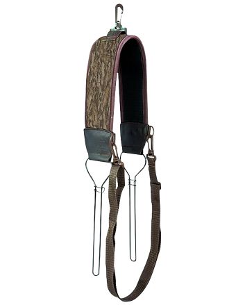 Drake Waterfowl DW4090006 Game Tote Over the Shoulder 2 Wire Loops, Mossy Oak Bottomland, Neoprene Shoulder Strap, Waist Strap