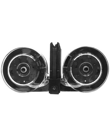 Kci Usa Inc KCIMZ001 AR-15100rd Drum 5.56x45mm NATO Black Polymer