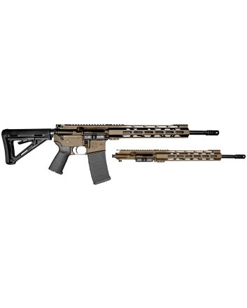 Diamondback DB1721K061 DB15 Combo 5.56x45mm NATO &amp; 300 Blackout 16" 30+1, FDE Carbon Rec/12" M-LOK Handguard, Black Magpul Carbine Stock &amp; Grip, Includes 2 Uppers
