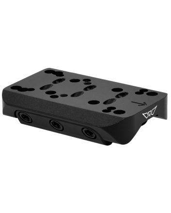 Warne 6108M Red Dot Reflex Mount Shotgun Rib Black Anodized Aluminum Fits Burris/CMORE/Docter/Eotech/Holosun