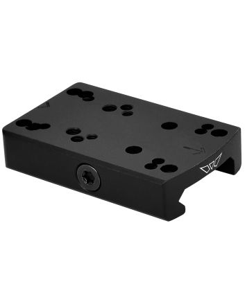 Warne 6109M Red Dot Reflex MountLow Profile Black Anodized Aluminum Fits Shield RMS/Leupold/Delta Point/Trijicon RMR/Burris
