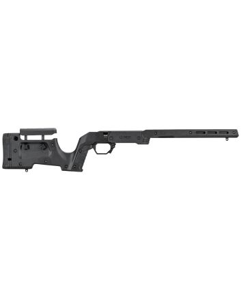 Mdt Sporting Goods Inc 105524BLK XRS Chassis Black Aluminum Core with Polymer Panels, Adj. Cheekrest, M-LOK Forend, Interchangeable Grips, Fits Tikka T1X