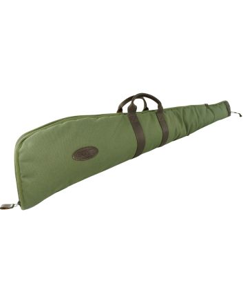 Boyt Harness GCRFUS48 Canvas Rifle Case 48" Green Waxed Canvas w/ Tanned Leather Accents Quilted Flannel Lining