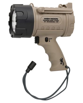 Browning 3717805 High Noon Power Pro Tan 100-1700 Lumens White LED Polymer
