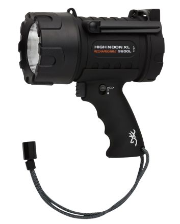Browning 3717787 High Noon XL Black 100-3200 Lumens White LED Polymer