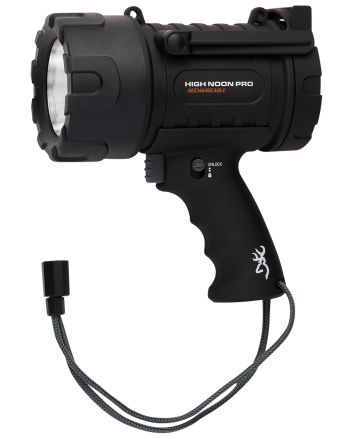 Browning 3717775 High Noon Pro USB Black 110-1400 Lumens White LED Polymer