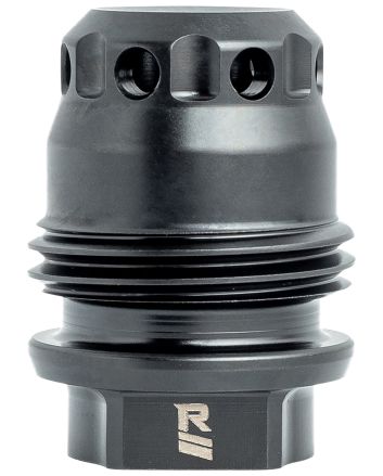 Rugged Suppressors MB021 M2 Brake338 Cal (8.6mm), 3/4"-24 tpi, DualTaper Locking System, Fits R.U.M. Mount