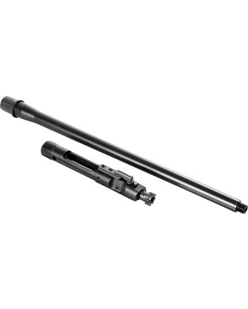 CMMG 99DE642 Replacement Barrel Kit with Bolt Carrier Group, 9mm Luger 16.10" Threaded, Black, Radial Delayed Blowback, Fits AR-Platform