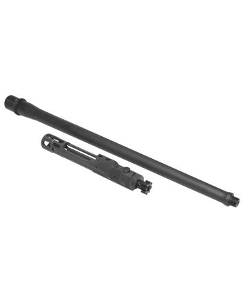 CMMG 57D0476 Replacement Barrel Kit with Bolt Carrier Group, 5.7x28mm 16.10" Threaded, Black, Radial Delayed Blowback, Fits AR-Platform