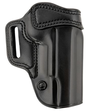 Galco AV212RB AvengerOWB Black Leather Fits 1911 5" Belt Slide, Right Hand