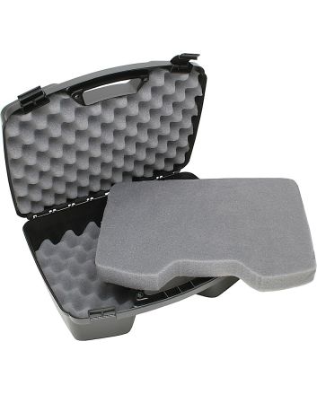 MTM Case-Gard 81140 Handgun CaseBlack Polypropylene Holds 4 Handgun w/ up to 8" Barrels &amp; 6 Sub-Compacts w/ Magazines