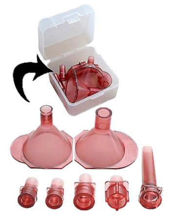 MTM Case-Gard AF7 Universal Powder Funnel KitRed Multi-Caliber Plastic