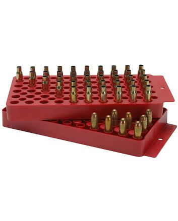 MTM Case-Gard LT150M30 Universal Loading TrayRed Multi-Caliber Plastic 50rd