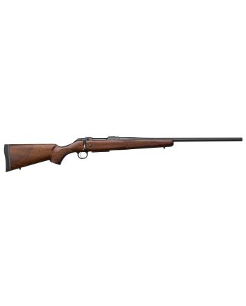 CZ-USA 07713 CZ 600 American ST2 6.5 Creedmoor 5+1 24" Threaded, Black Barrel/Rec, Walnut Stock, Adj. Trigger