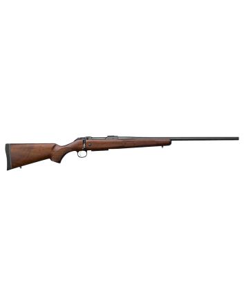 CZ-USA 07712 CZ 600 American ST2 308 Win 5+1 20" Threaded, Black Barrel/Rec, Walnut Stock, Adj. Trigger