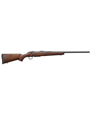 CZ-USA 07723 CZ 600 American ST3 300 Win Mag 3+1 24" Threaded, Black Barrel/Rec, Walnut Stock, Adj. Trigger
