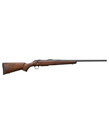 CZ-USA 07722 CZ 600 American ST3 30-06 Springfield 3+1 24" Threaded, Black Barrel/Rec, Walnut Stock, Adj. Trigger