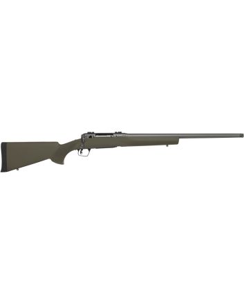 Savage Arms 58043 110 Trail Hunter 300 Win Mag 3+1 24" Threaded/Medium Heavy Profile, Tungsten Gray Cerakote Barrel/Rec, OD Green Hogue Overmold Stock, Adj. AccuTrigger, Weaver Base